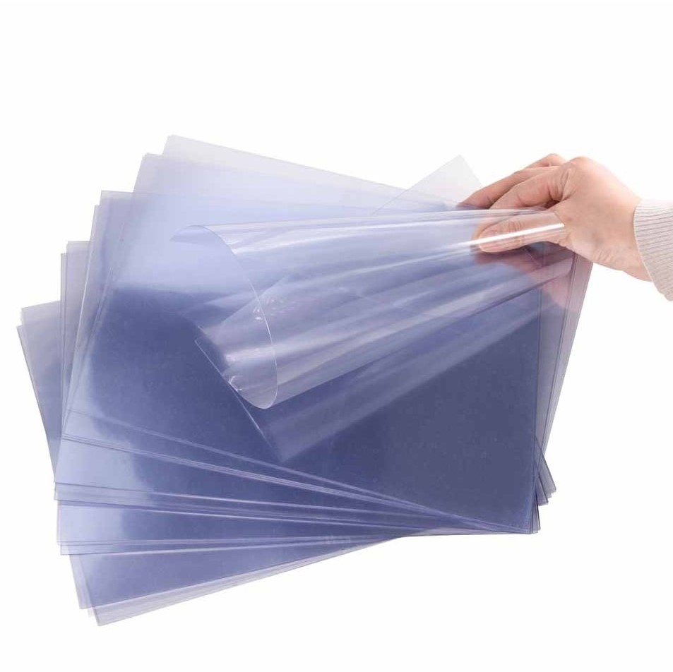 طلق نازک شفاف PVC