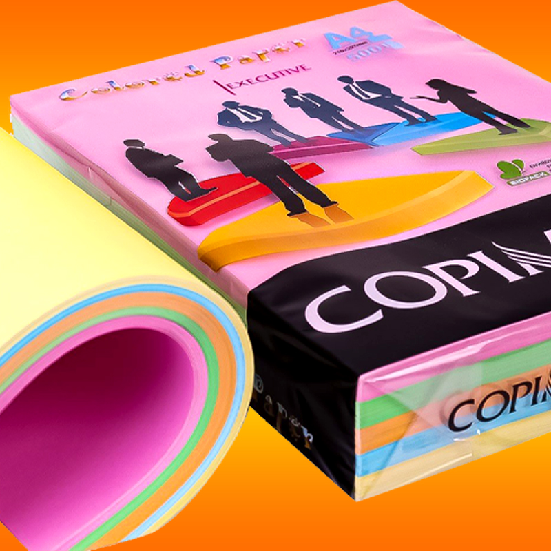 کاغذ رنگی A4 کپی مکس ایرانی 5 رنگ بسته 500 برگی